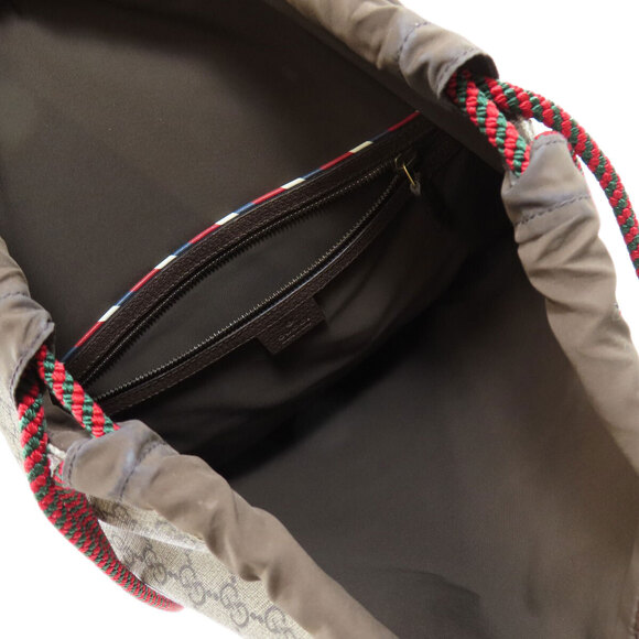 Gucci GG Drawstring Backpack Tote Handbag - Picture 5 of 10